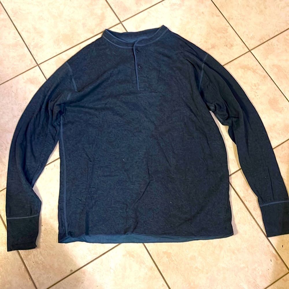 L.L. Bean Cotton/Wool Shirt Large